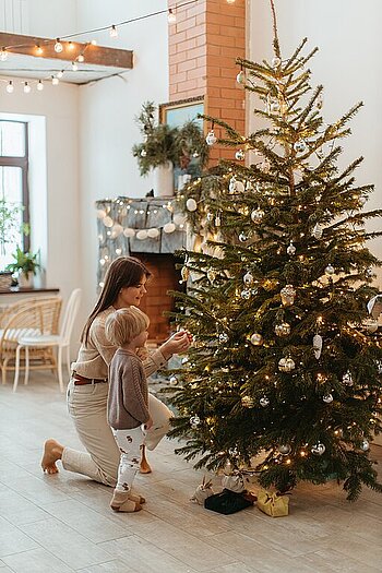 Eine besinnliche Weihnachtszeit fängt in der Familie bei der Berücksichtigung der Bedürfnisse aller Familienmitglieder an.